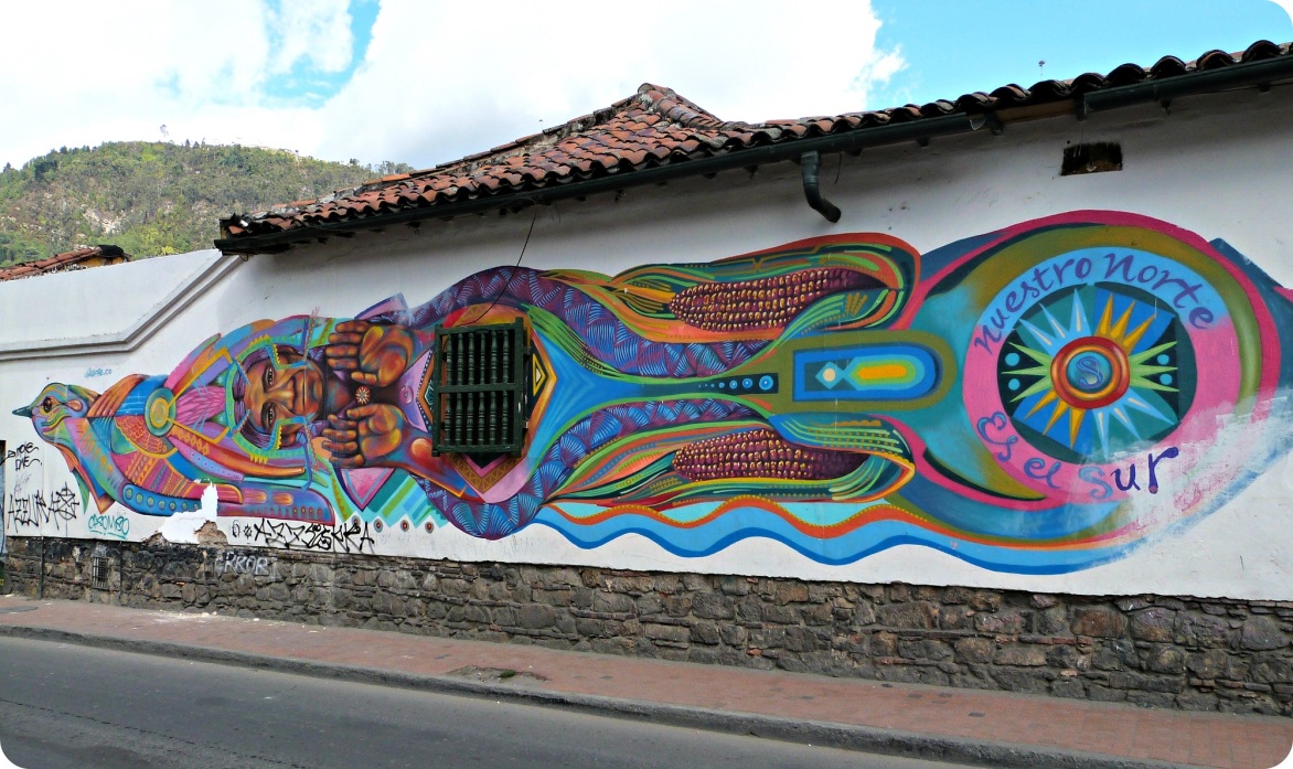 Art rue fresque Bogotá street art