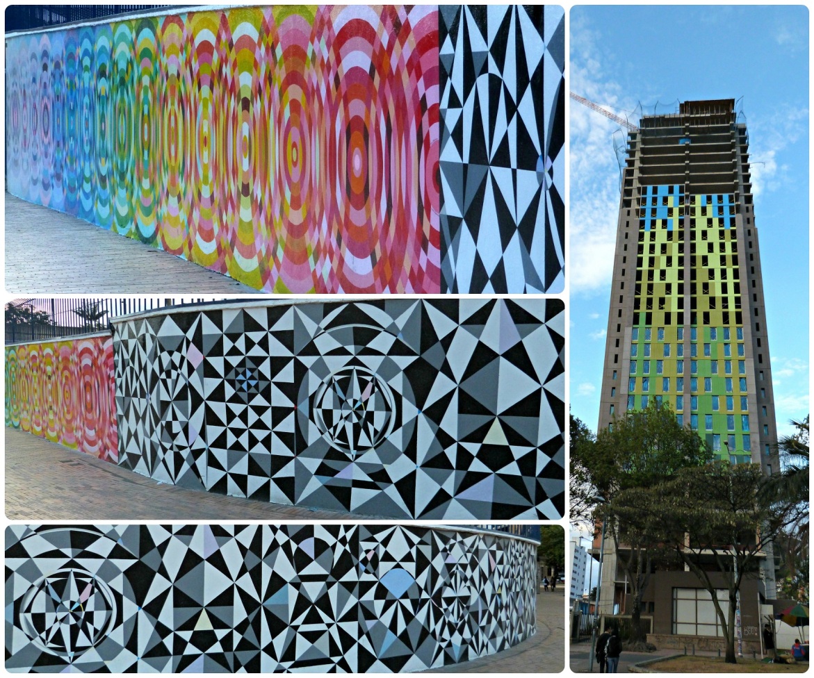 murs immeuble Bogotá street art